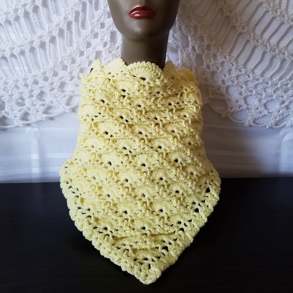 Crochet, Ascot, Scarf, Cowl - Picture 4 of 8